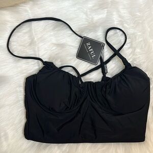 NWT Zaful Black Swim Beach Bikini Top